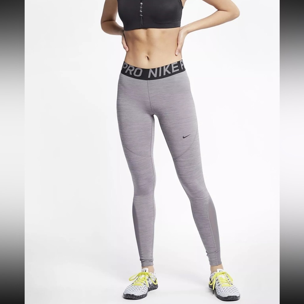 Nike Pro Dri-Fit Leggings - Smoke Gray